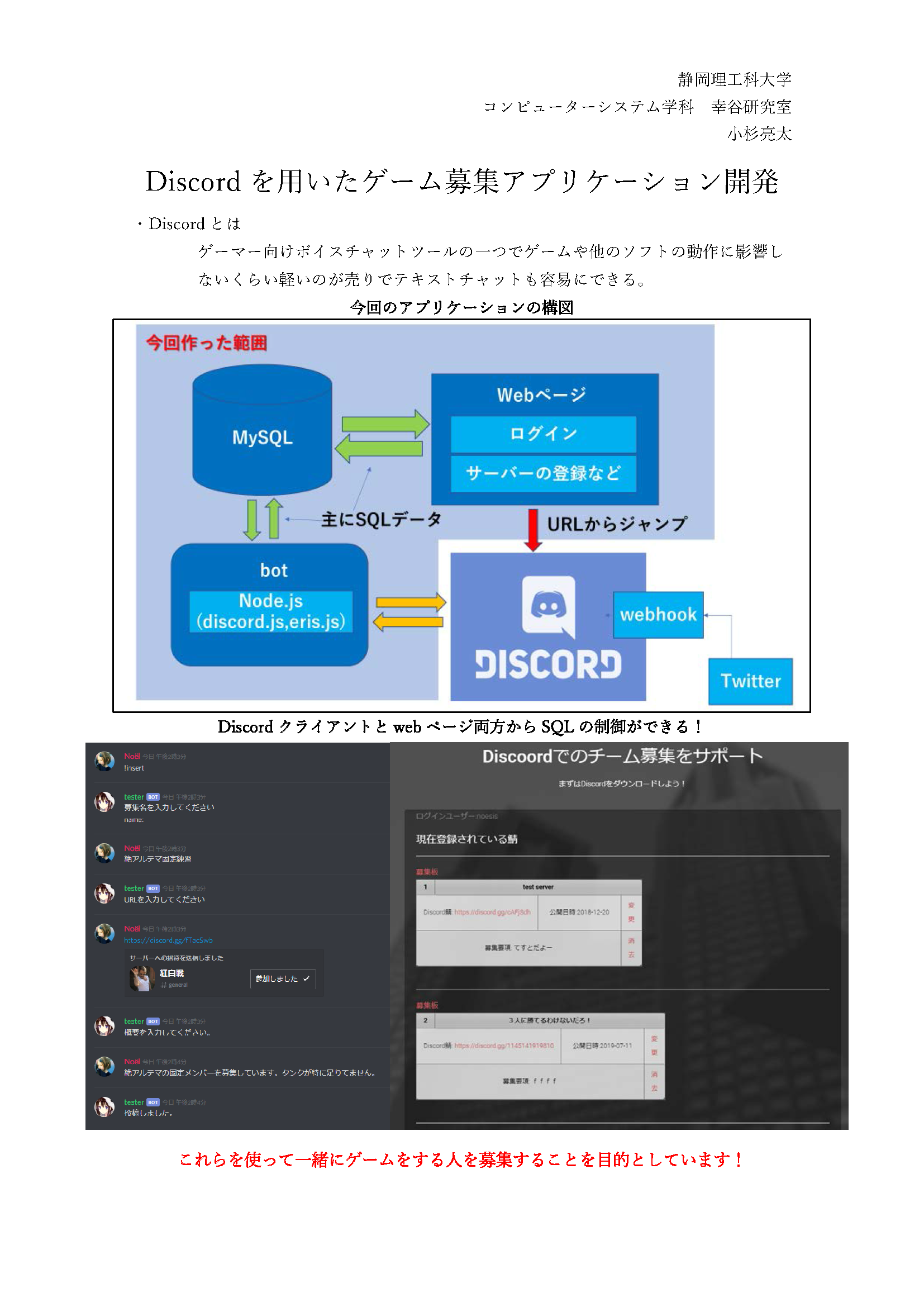 高性能計算研究室オープンキャンパス19 幸谷研究室 静岡理工科大学